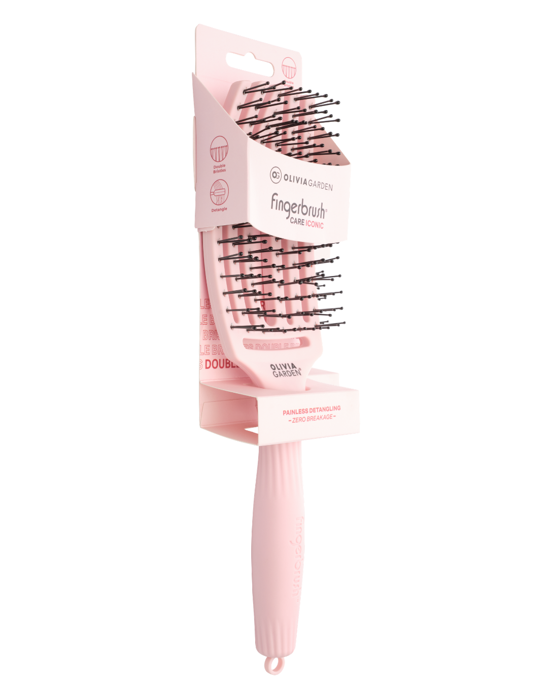 CEPILLO FINGERBRUSH COMBO OLIVIA GARDEN Pastel Pink